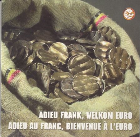 Belgique Coffret BU Belgique 2002 - 8 monnaies en euro + derniers francs annulés