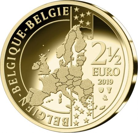 Belgique LOT 2 X 2 5 Euros Commémo. Belgique 2019 (Wallon et Flamand) - Grand Départ Tour de France