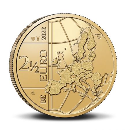 Belgique LOT 2 X 2 5 Euros Commémo. Belgique 2022 (Wallon et Flamand) - 20 ans de l\'Euro