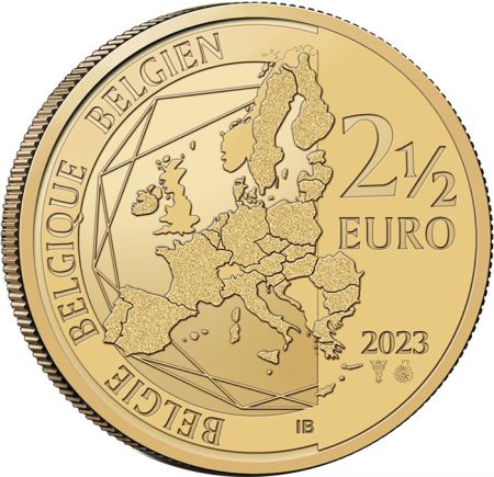 Belgique LOT 2 X 2 5 Euros Commémo. Belgique 2023 (Wallon et Flamand) - Expérience cycliste en Belgique