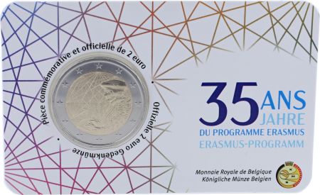 Belgique Pièce 2 Euros Commémo. BU BELGIQUE 2022 - 35 ans du Programme ERASMUS