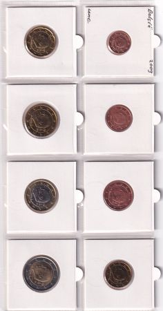 Belgique Série 8 monnaies Euro - Belgique 2009