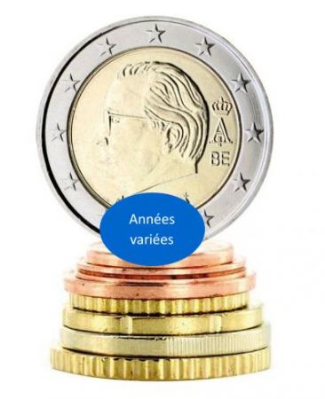 Belgique Série Euros BELGIQUE (années variées)