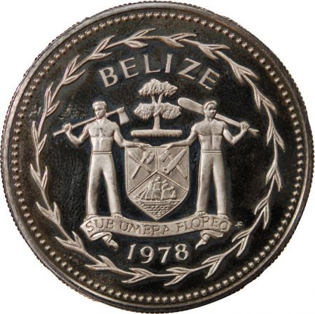 Belize BELIZE  TOUCAN - 5 DOLLARS 1978