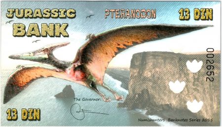 Beringia 13 Din, Jurassic Bank - Pteranodon - 2015