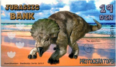 Beringia 19 Din, Jurassic Bank - Protoceratops - 2015