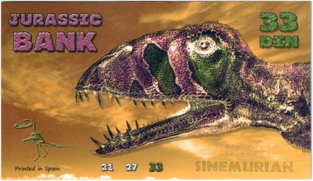 Beringia 33 Din, Jurassic Bank - Dimorphodon - 2015