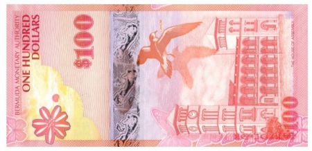 Bermudes 100 Dollars Oiseaux Cardinal - Immeuble