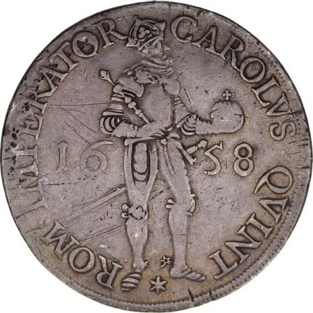 Besançon 1 Thaler Armoiries - Charles V - 1658