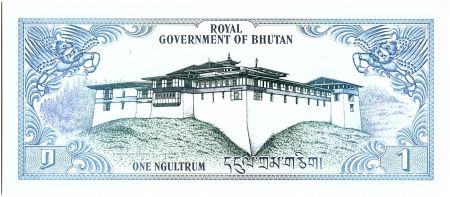 Bhoutan 1 Ngultrum,  Dragons - 1981 - P.5