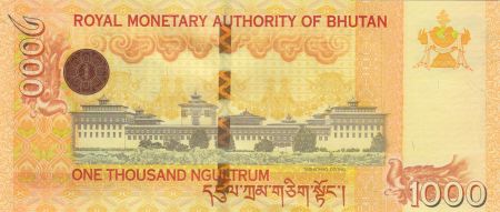 Bhoutan 1000 Ngultrum J. Doriji Wangchuk - Palais Tashichho - 2016 - Neuf - P.34