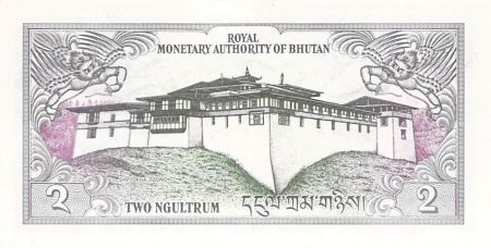 Bhoutan BHOUTAN - 2 NGULTRUM 1986
