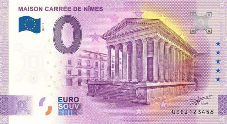 Billet 0 euro Souvenir -  La Maison Carré de Nîmes - 2021