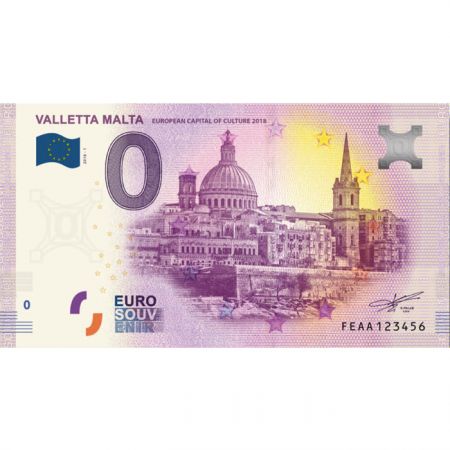 Billet 0 euro Souvenir -  La Valette 2018