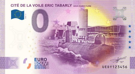 Billet 0 euro Souvenir -  Le Flore - Cité de la Voile Éric Tabarly - France 2022