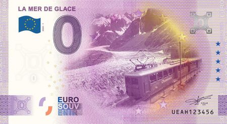 Billet 0 euro Souvenir -  Mer de Glace - Chamonix 2020