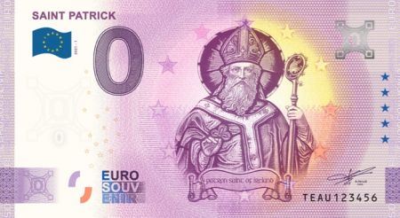 Billet 0 euro Souvenir -  Saint-Patrick - Irlande 2021