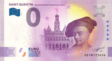 Billet 0 euro Souvenir -  Saint Quentin -  France 2022