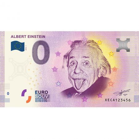Billet 0 Euro Souvenir - Albert Einstein - Allemagne 2018