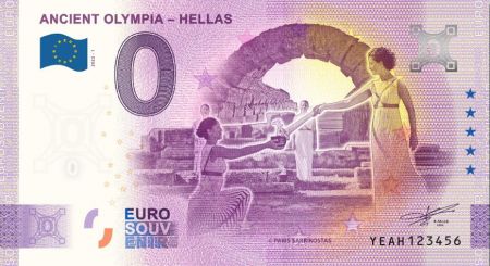 Billet 0 Euro Souvenir - Ancienne Olympie 2022