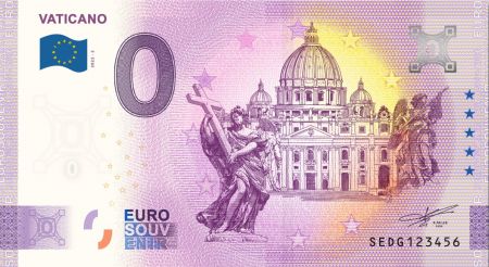Billet 0 Euro Souvenir - Basilique Saint Pierre - Vatican 2022