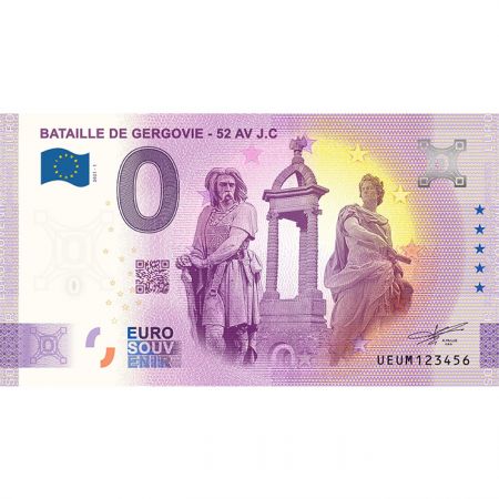 Billet 0 euro Souvenir - Bataille de Gergovie - France 2021