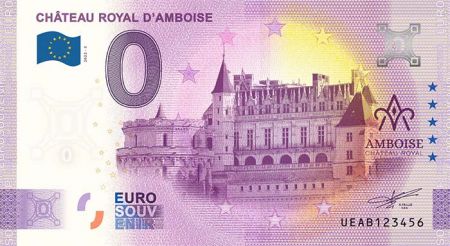 Billet 0 Euro Souvenir - Château d\'Amboise 2022