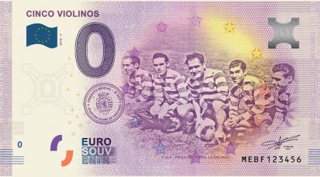 Billet 0 Euro Souvenir - Cinco Violinos du Sporting Portugal - Portugal 2018