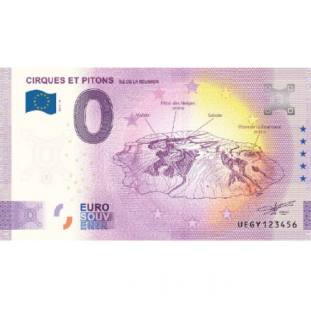 Billet 0 euro Souvenir - Cirques et pitons - La Réunion - France 2021