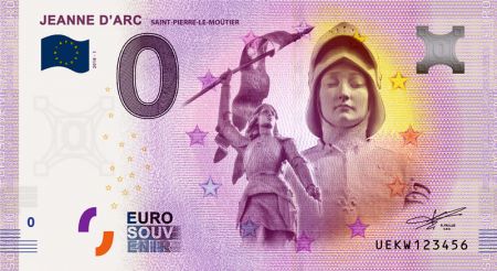 Billet 0 Euro Souvenir - Jeanne d\'Arc 2018