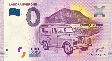 Billet 0 Euro Souvenir - Landrauvergne - France 2019