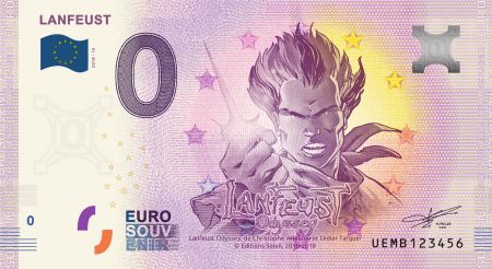 Billet 0 Euro Souvenir - Lanfeust - Belgique 2018
