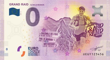 Billet 0 euro Souvenir - Le Grand Raid - Île de la Réunion - France 2019