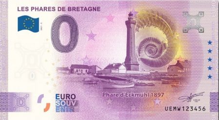 Billet 0 Euro Souvenir - Les Phares de Bretagne - Phare d\'Eckmühl 2021
