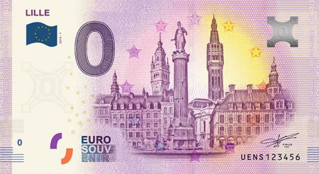 Billet 0 Euro Souvenir - Lille - France 2020