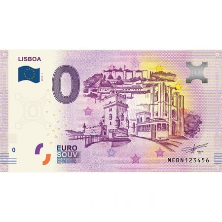 Billet 0 Euro Souvenir - Lisbonne - Portugal 2019