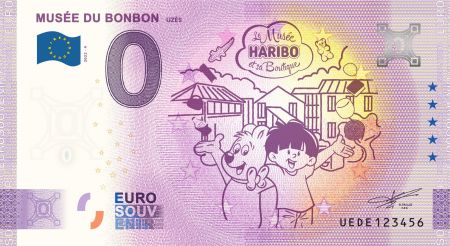 Billet 0 euro Souvenir - Musée du Bonbon - 2022