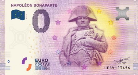 Billet 0 euro Souvenir - Napoléon Bonaparte 2019