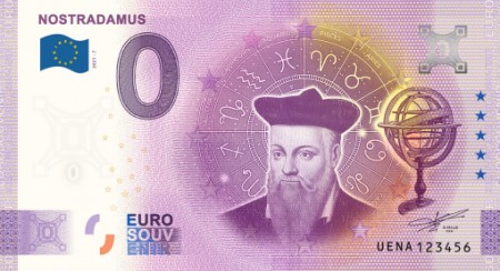 Billet 0 Euro Souvenir - Nostradamus - France 2021