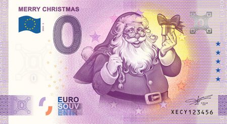 Billet 0 Euro Souvenir - Père Noël - Joyeuses Fêtes - Allemagne 2020
