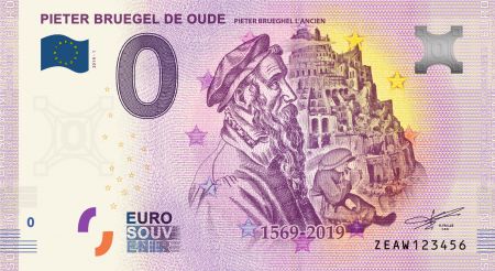 Billet 0 Euro Souvenir - Pieter Brueghel 2019