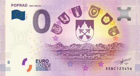 Billet 0 Euro Souvenir - Proprad - Slovaquie 2019
