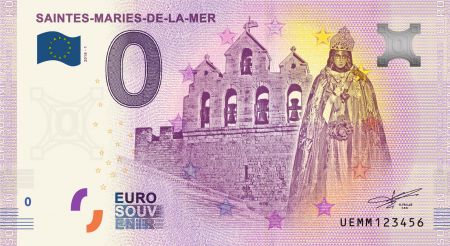 Billet 0 Euro Souvenir - Saintes Maries de la Mer - France 2018