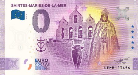 Billet 0 Euro Souvenir - Saintes-Maries-de-la-Mer - France 2022