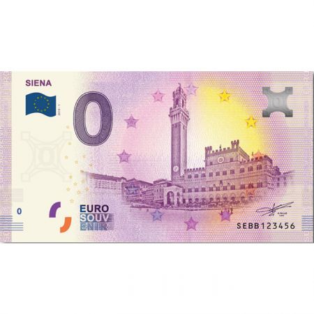 Billet 0 Euro Souvenir - Sienne - Italie 2019