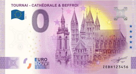 Billet 0 Euro Souvenir - Tournai - Belgique 2022
