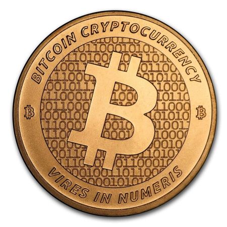 Bitcoin (GSM) - 1 Once Cuivre