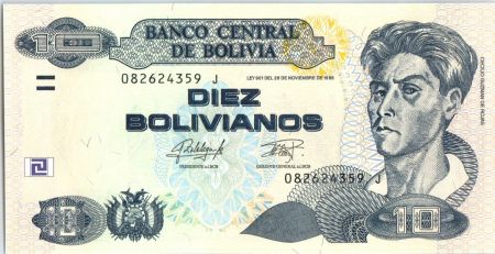 Bolivie 10 Bolivianos Cecilio Guzman de Rojas - 1996 (2015) - Neuf - P.243