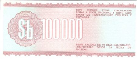Bolivie 100000 Pesos Bolivianos Bolivianos, Mercure - 1984