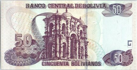 Bolivie 50 Pesos Bolivianos, Melchior Perez de Holguin - ND (2015)